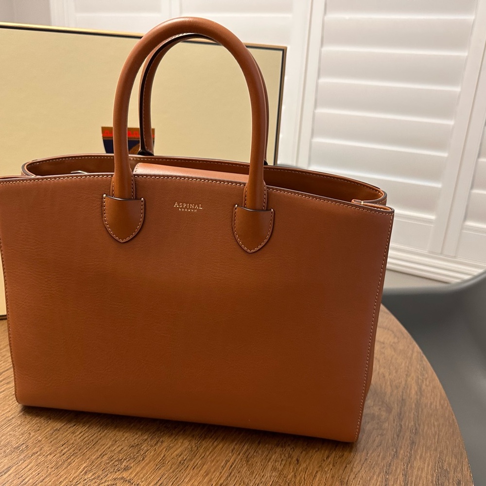 Brown Leather Tote Bag